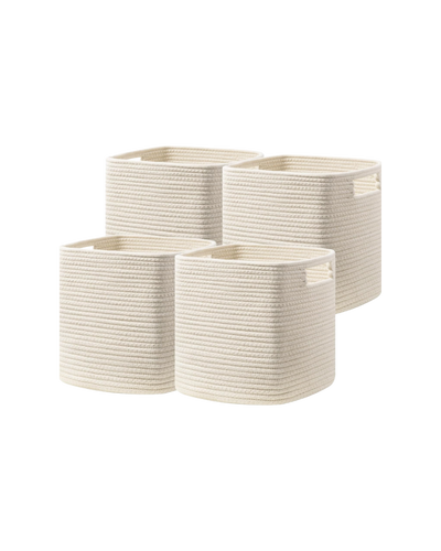 Cotton Rope Cube Baskets_Toddler Playroom