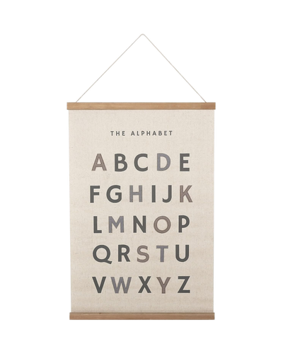 Framed Alphabet Poster_Toddler Playroom
