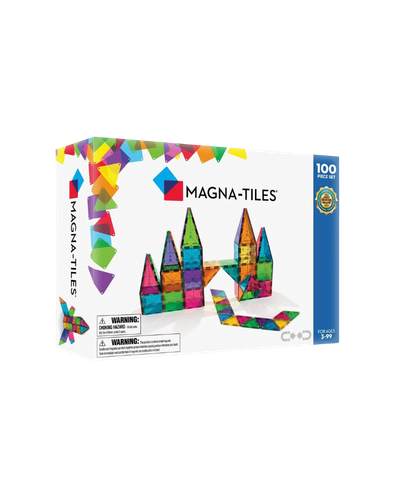 MAGNA-TILES Classic 100-Piece Magnetic Construction Set_Toddler Playroom
