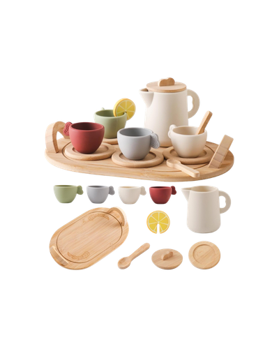 Youuys Wooden Tea Party Set_Toddler Playroom