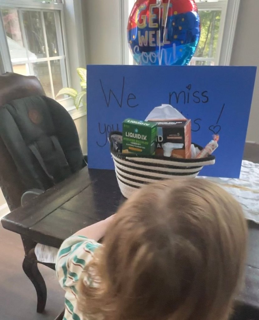 Hollis PreK Class Get Well Basket_Our Experience with Incomplete Kawasaki Disease in a Toddler