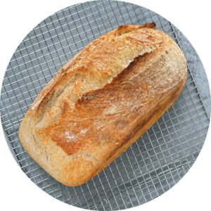 Easy Artisan Bread Recipe for Beginners (Only 4 Ingredients)_Recipe Card Image