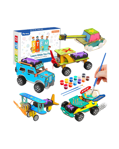 Poraxy STEM Model Car Kit for Kids