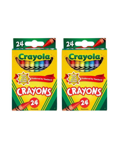 Crayola Crayons 24 ct (Pack of 2)_A Simple Back-to-School Reset