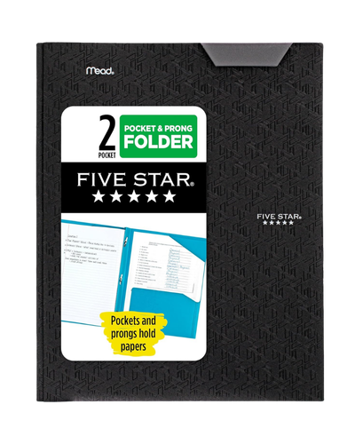 Five Star 2-Pocket Folder, Plastic Folder with 3 Prongs_A Simple Back-to-School Reset