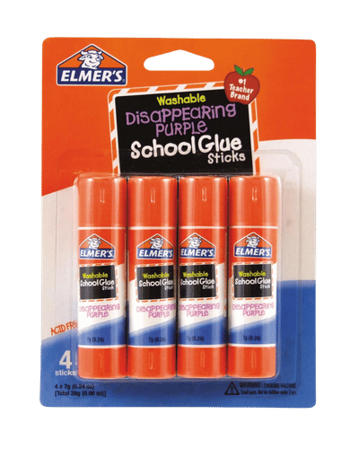 Elmer's Disappearing Purple School Glue Sticks 4-packA Simple Back-to-School Reset